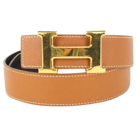 brown hermes belts|reversible hermes belt.